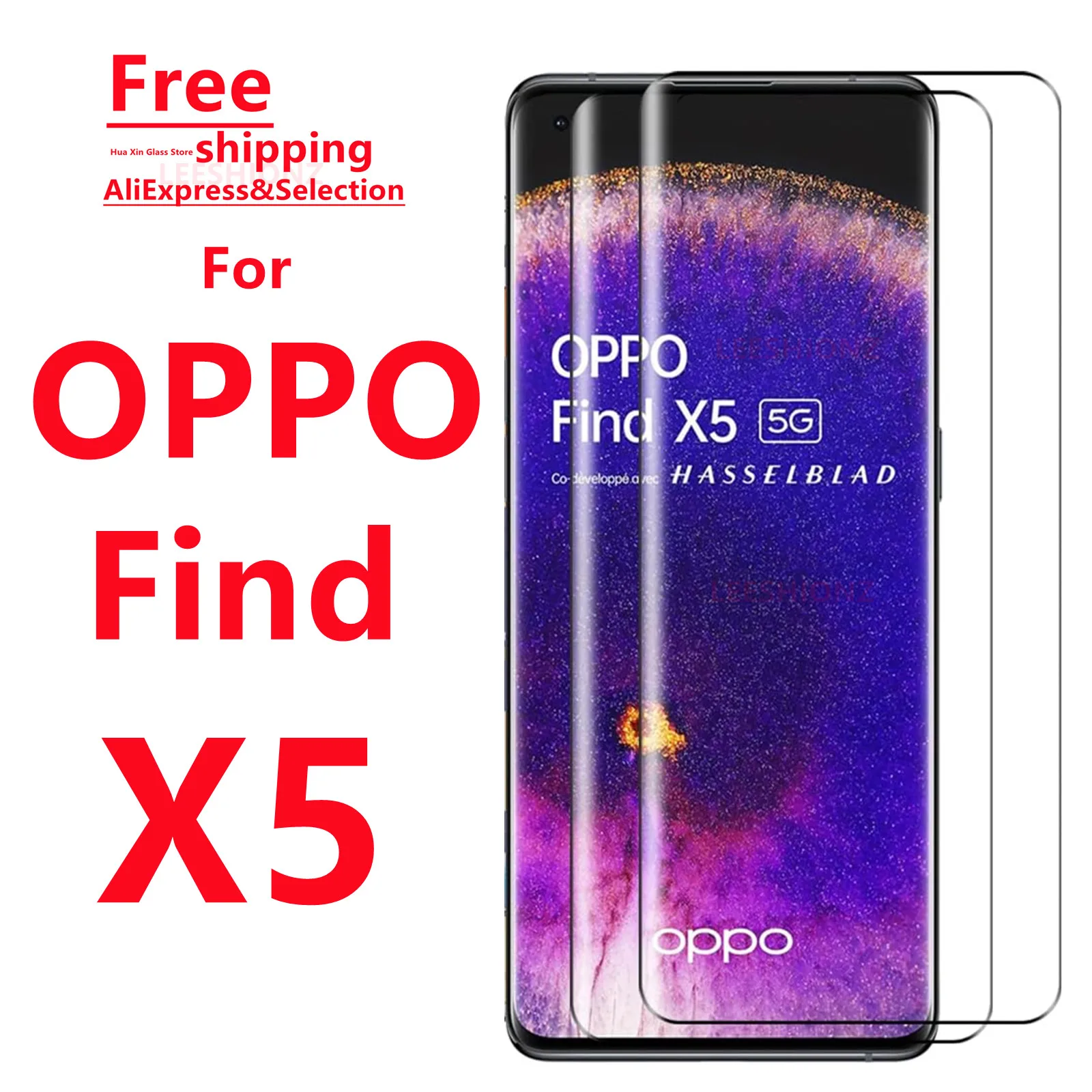 For OPPO Find X5 Tempered Glass Screen Protector - Smartphone Protection Suitable for OPPO Find X5 Series