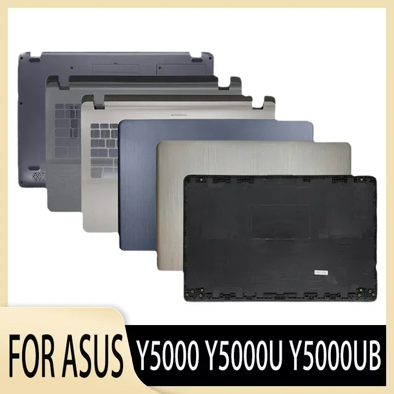 

New Laptop Screen Back Case for Y5000U X507UB X507 LCD Cover Palmrest Upper Top Lower Bottom Shell Hinges 15.6 Inch