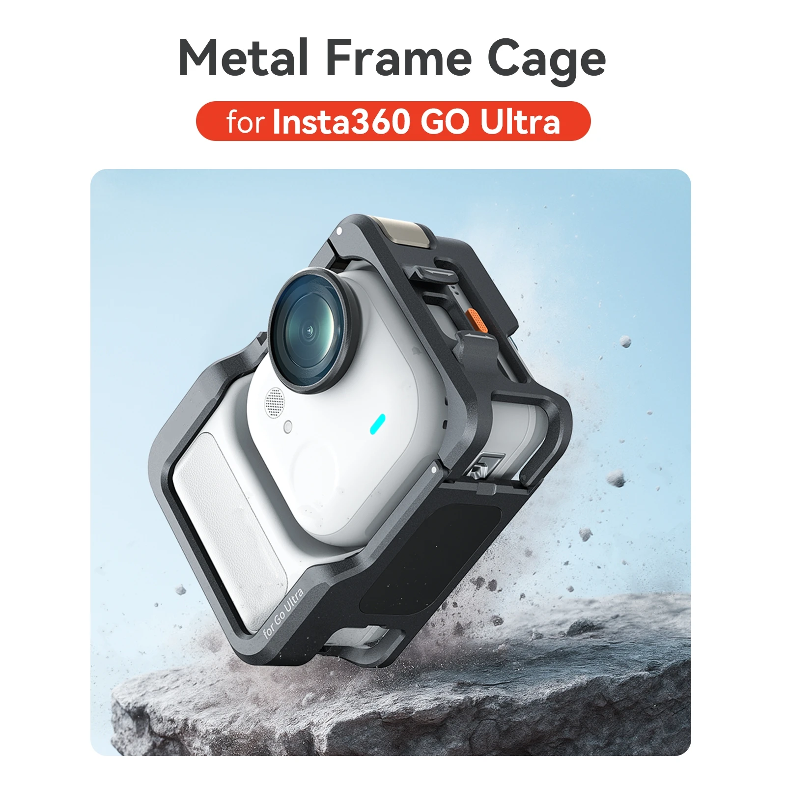 

Suitable For Insta360 GO Ultra Metal Protective Case, Aluminum Alloy Frame, Quick Release Protective Frame, Camera Accessories