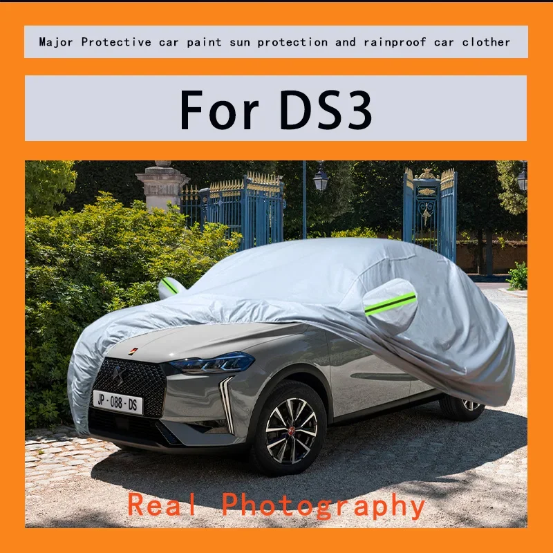 

For DS3 Outdoor Protection Full Car Covers Snow Cover Sunshade Waterproof Dustproof Exterior Car cover protection