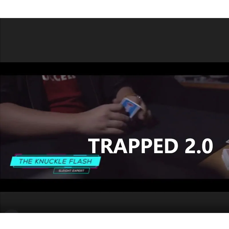 

TRAPPED 2.0 от The Knuckle Флэш-карта Волшебные трюки Покер Волшебное шоу Крупным планом Магия Иллюзии
