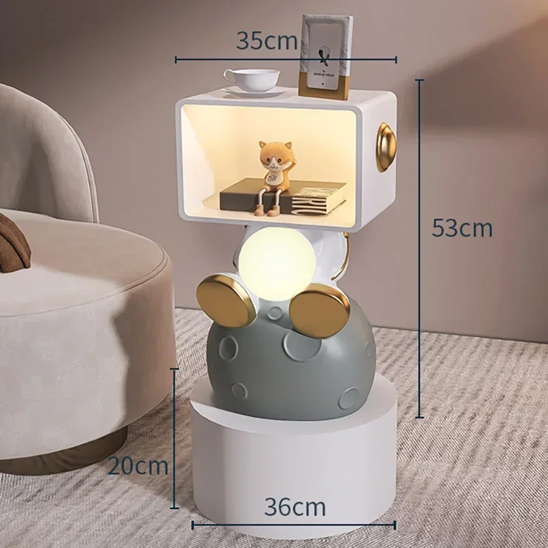 Nordic Modern Bedside Table Led Night Light Bedroom White Storage Nightstands White Minimalist Armarios De Dormitorio Furniture image 3