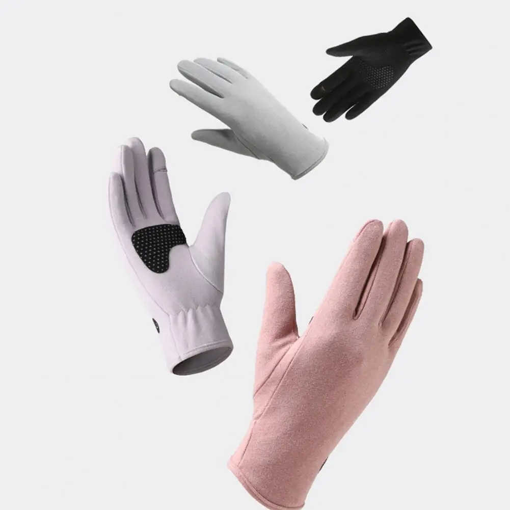 

Anti slip Gloves for Driving Winter Gloves for Men Women Anti slip Knit Lining Ideal for Cycling 2 Pairs Winter