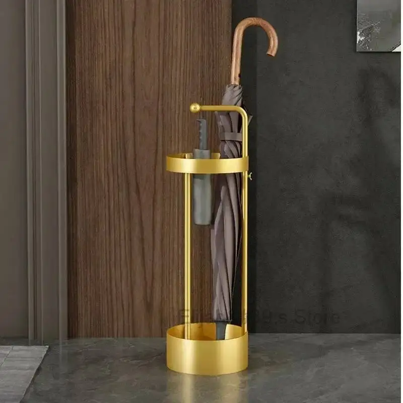 Light Luxury Parasol Holder Beautiful and Fashionable Storage Rack Nordic Iron Frame Umbrella Stand Stable Chassis Parasol Stand