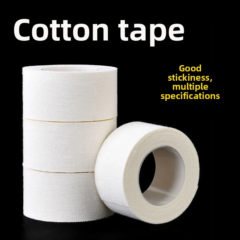 10-Roll Medical Cloth Tape - Breathable Cotton Adhesive Bandage, Strong Skin-Safe Hold