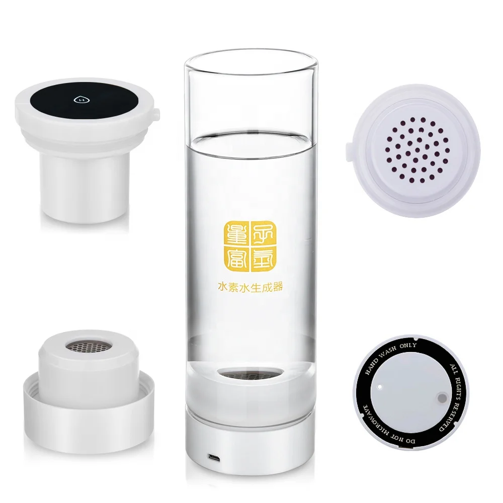 Smart Portable 7.8hz Molecular Alkaline Water Purifier Hydrogen Water Filter Hydrogen Generator home sport office outdoor use