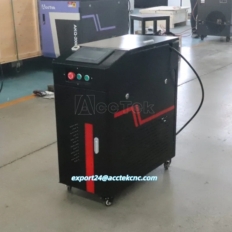 Air Cooling Type Laser Cleaner 100w 200w 300w 500w Wood Metal Painting Rust Removal Portable Fiber Pulse Laser Cleaning Machine