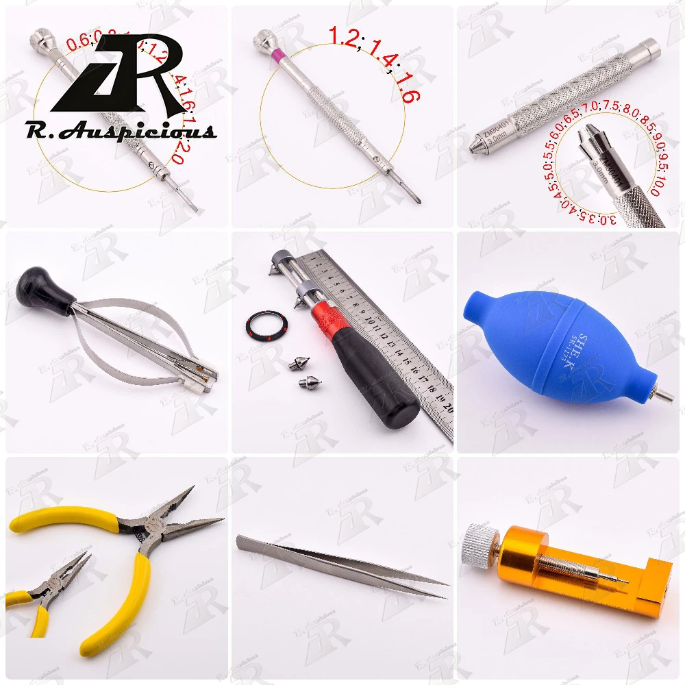 Watch Hands Remover Rotate Cover Case Opener With Watch Back Maintenance Remover Stainless Steel Watch Band Remover Screwdriver