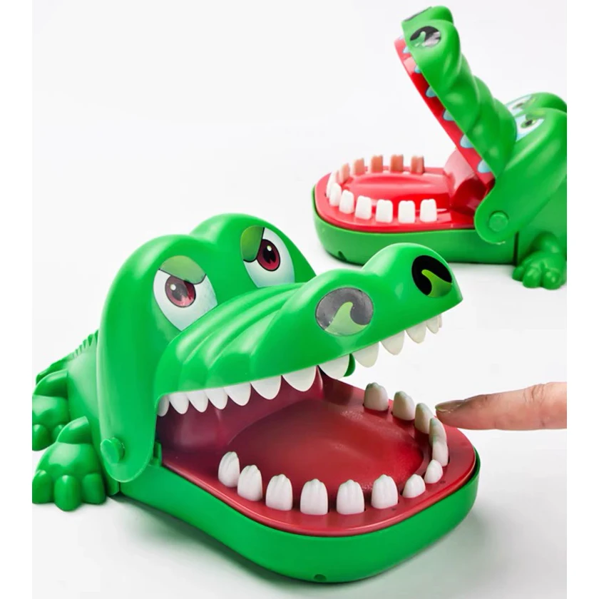 Finger-Biting Toy Crocodile Trick Parent-child Game Biting Teeth Dentist Baby Funny Toys for Kids Adults Decompression Toy