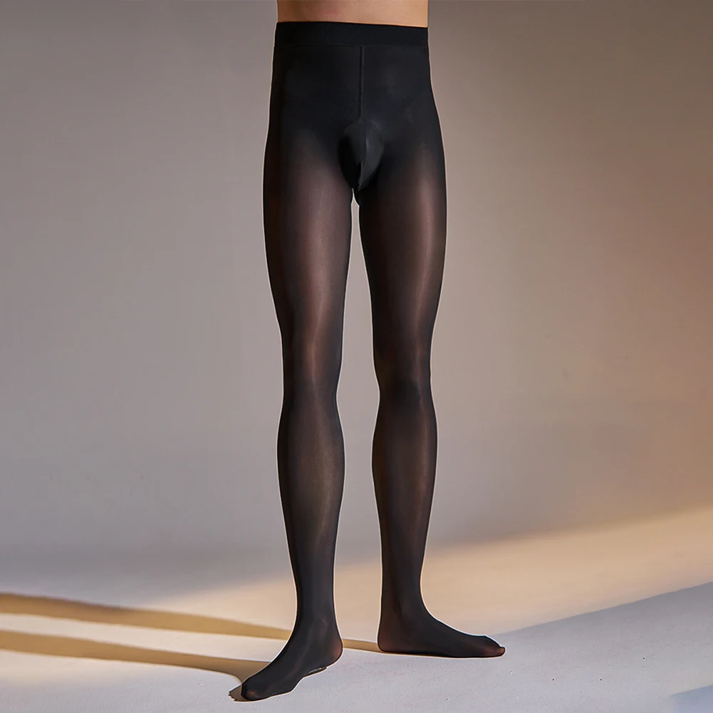 

Jumpsuit Men's Underwear Breathable Elastic Glossy Lightweight Lingerie Sexy Sheer Stretch Tights Stylish Hot