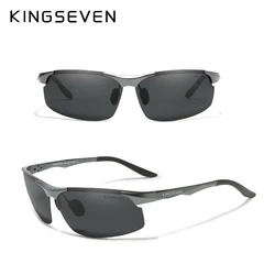 KINGSEVEN Photochromic Polarized Men's Chameleon lens Male Sun Glasses Aluminum sunglasses for men oculos de sol masculino