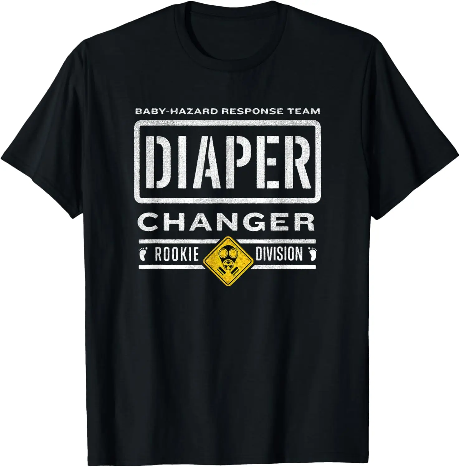 Funny Diaper Changer Duty - Expecting Baby New Dad Mom T-Shirt Creative, Unique Prints, Comfortable, Soft, Breathable, Birthday Gift, Personalized, Round Neck, Fashion, With Women's and Men's