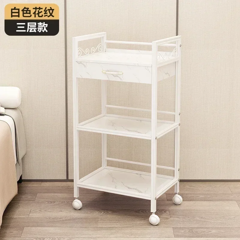 Barber Hairdresser Beauty Salon Trolley Manicure Tattoo Lash Tea Salon Trolley Spa Nails Carrito Auxiliar Salon Furniture