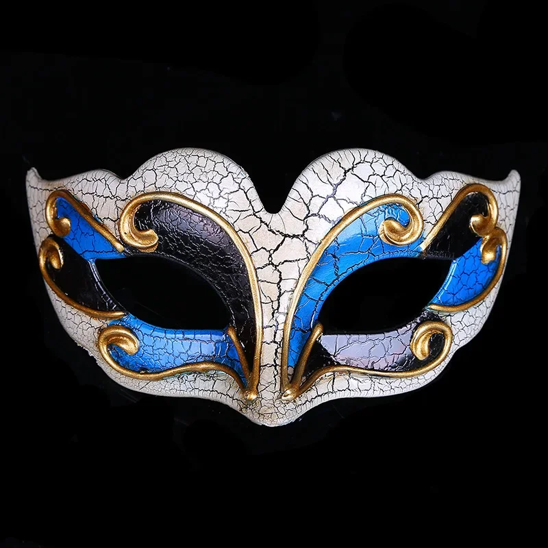 Venetian Ball Masks Upper Crack Half Face Masquerade Mask Halloween Theme Party Cosplay Mask Dance Makeup Props