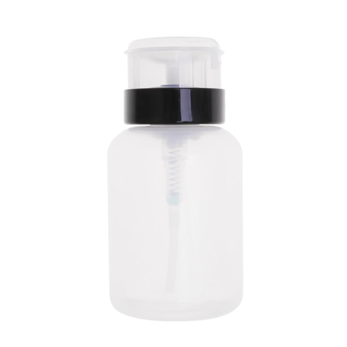 

6 Pcs Nail Remover Pump Bottle Reusable Plastic Dispenser for Liquid Nail Polish Remover Alcohol Custom Gel Bottle Manicure Tool