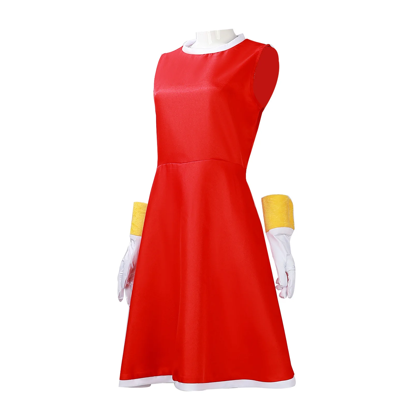 คอสเพลย์ Sonic Amy Rose, Amy Rose rogue Rosy, จั๊มสูทสีแดง