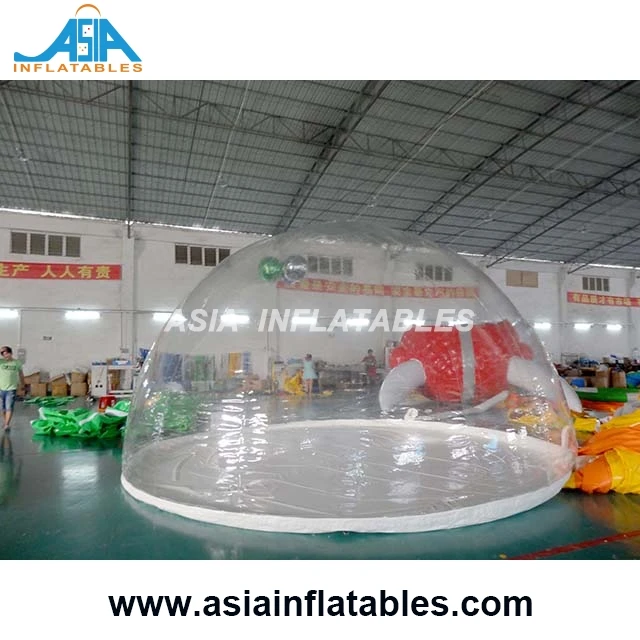 Decoration Inflatable Clear Dome Tent / Giant Snow Globe for Christmas
