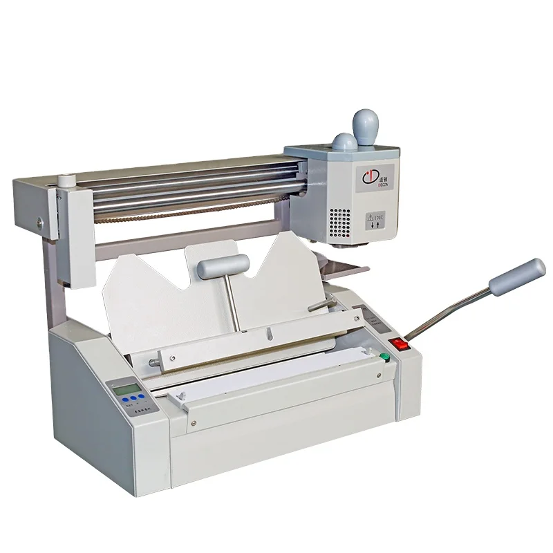 A4 Size Small Desktop Thermal Glue Book Binder Machine with LCD