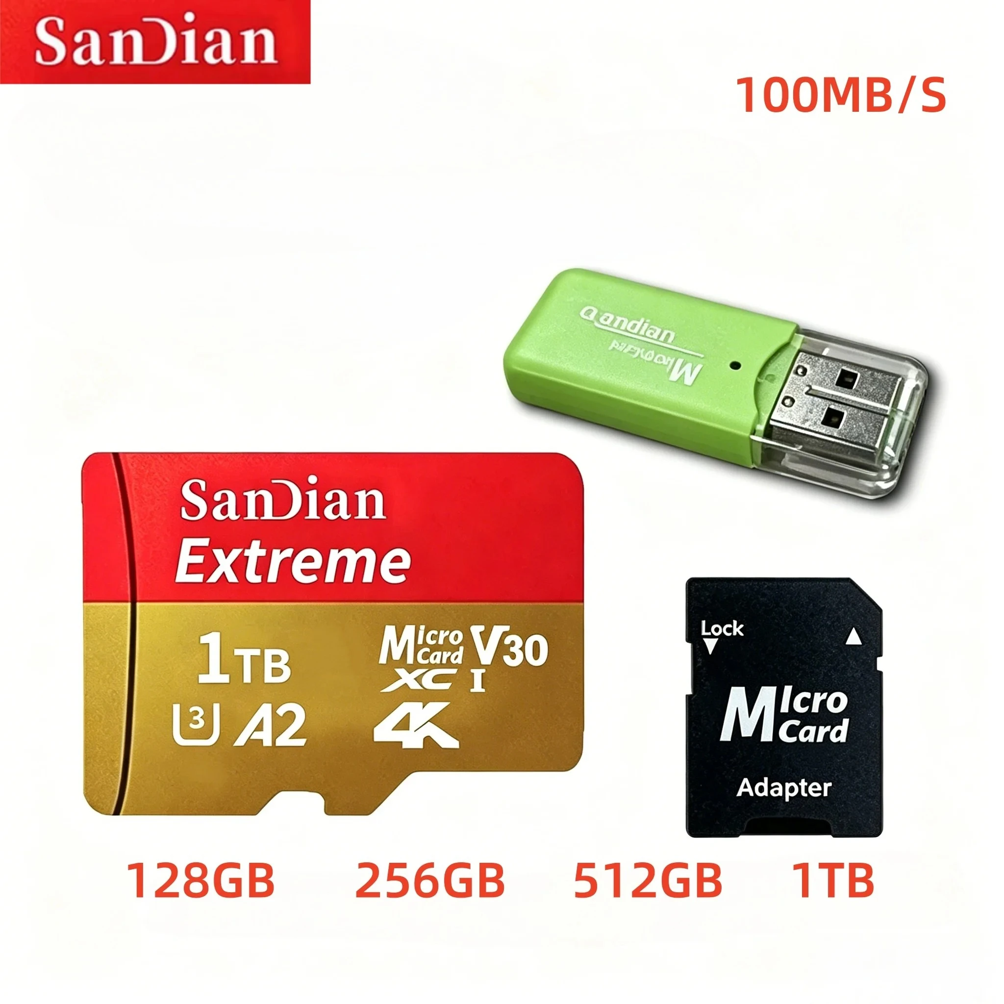 

Original 1TB Micro TF/SD Card Memory Card 128GB 256GB Mini Memory Card Class10 For Camera/Phone/Drone