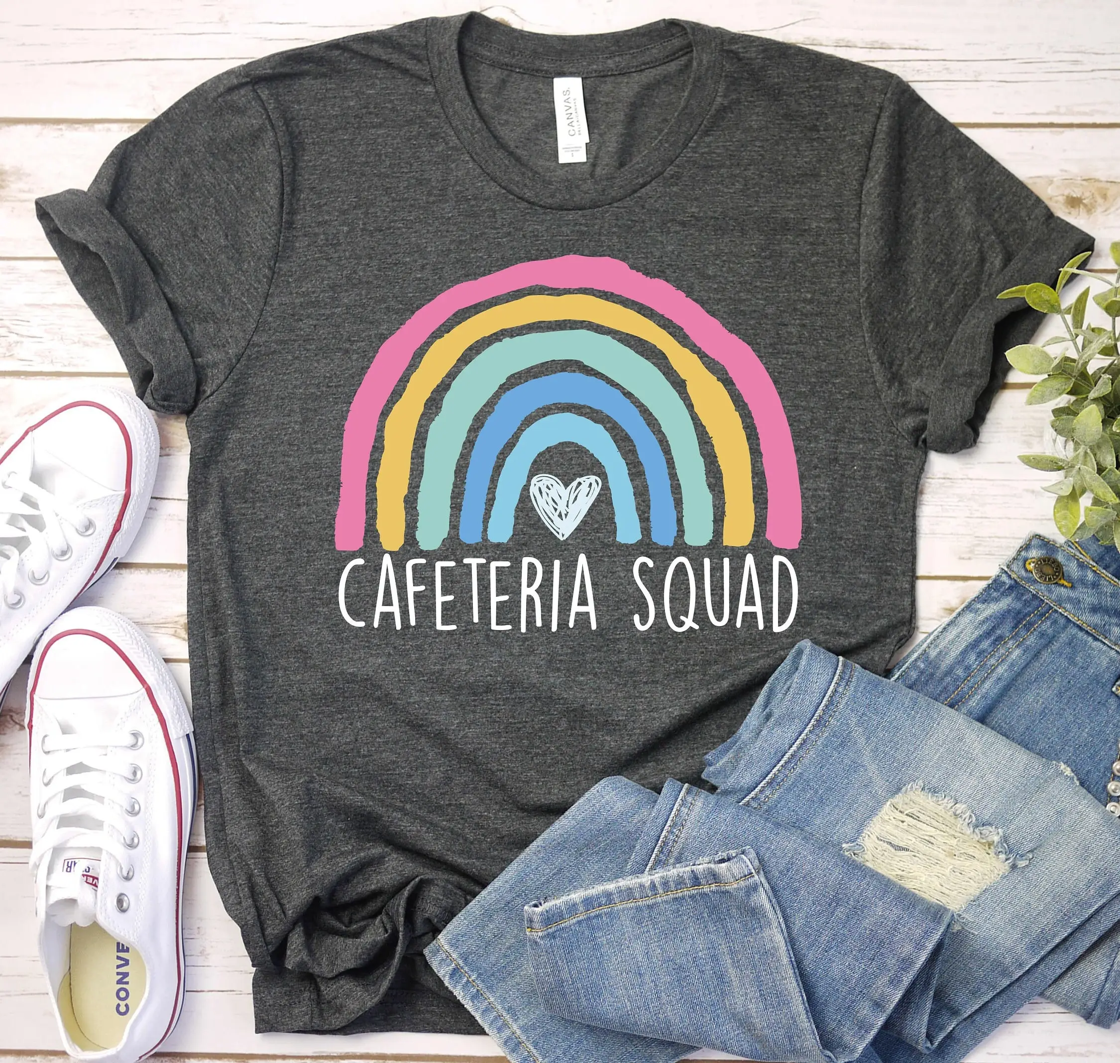 Cafeteria Squad T Shirt Lunch Lady Worker Crew School Team