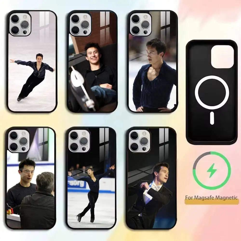 

P-Patrick Chan-Figure Skating Phone Case For iPhone17,16,15,14,13,12,11 Plus,Pro Magnetic with Magsafe Wireless Charging