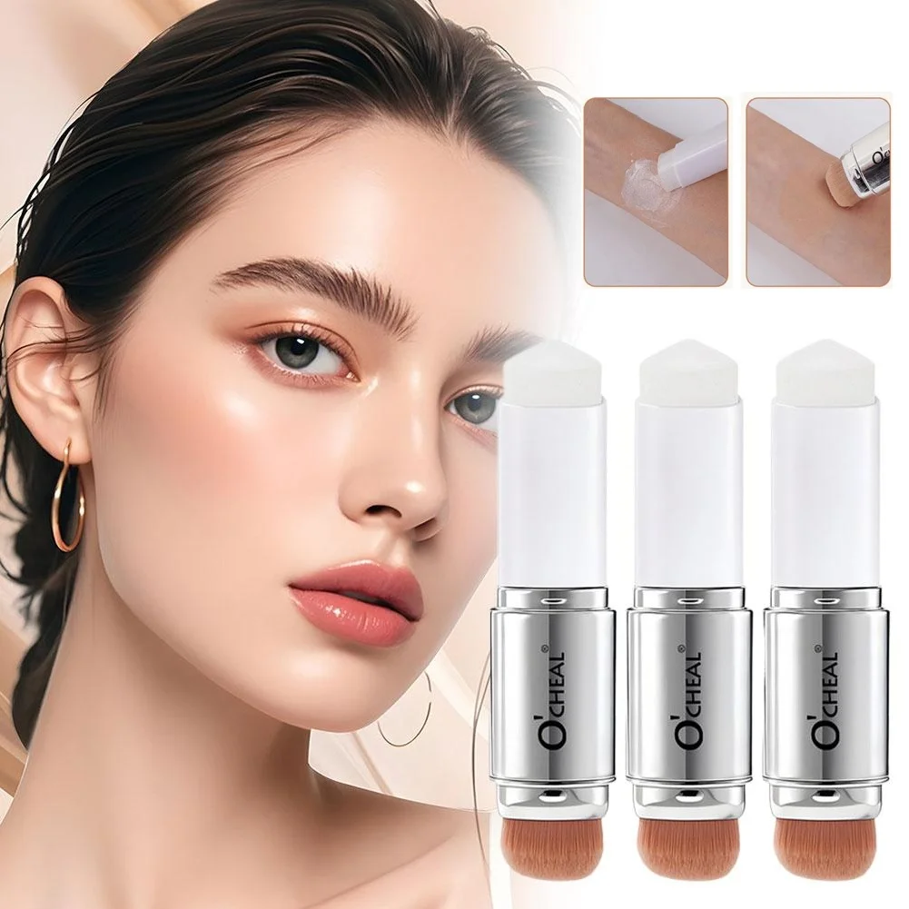 Temperature Changing Foundation Stick Double-ended Eraser Foundation Stick Contour Concealer Highlight Powder Foundation Liquid