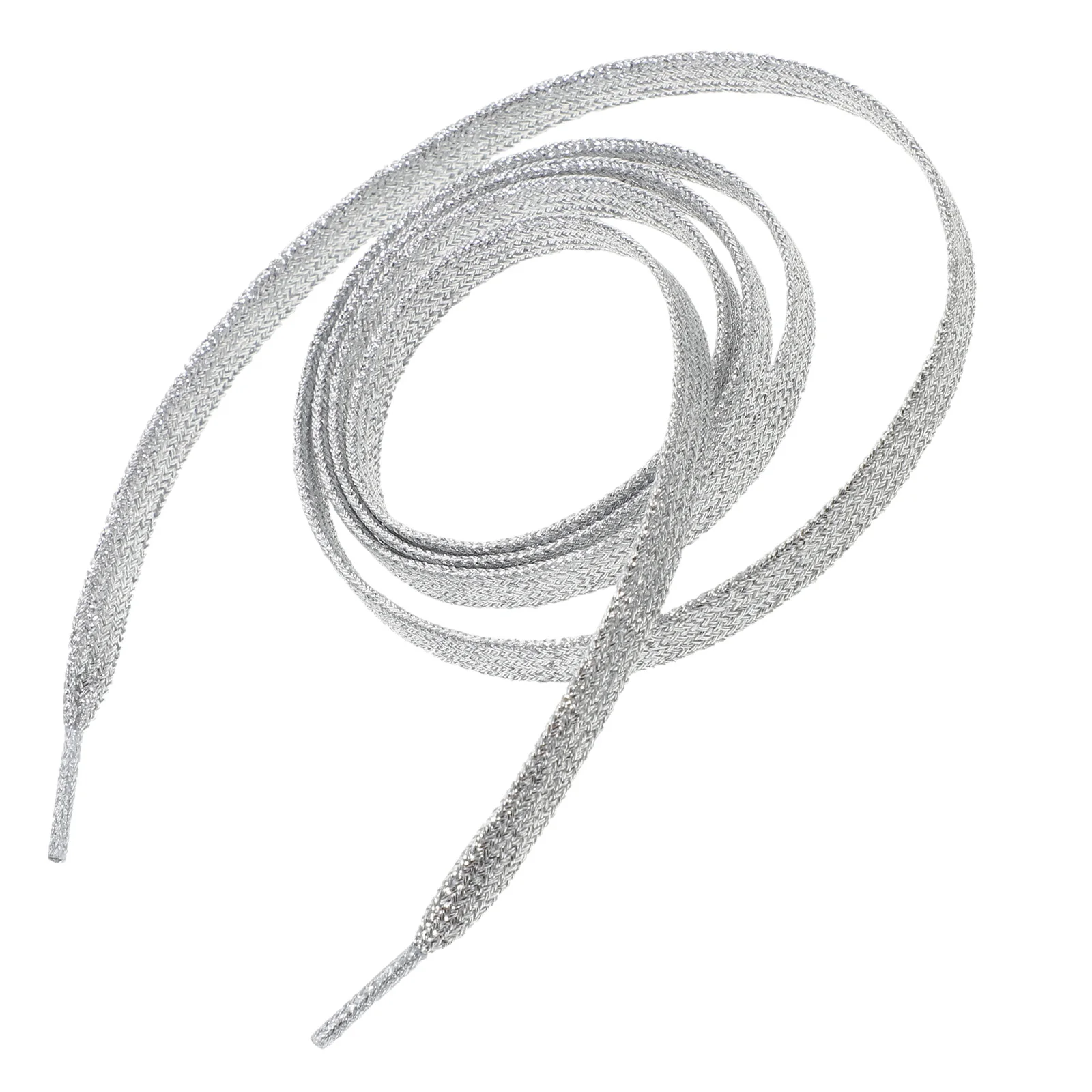 1 par 1.1m plana glitter sapato cadarços coloridos para tênis esportes sapatos de lona projetos diy glitter sapato cadarços planos