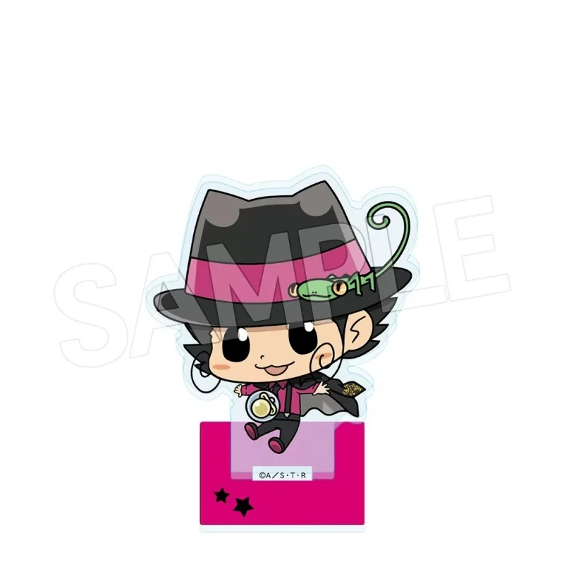 Anime Katekyou Hitman Reborn! 10cm Acrylic Stand Tsuna/Kyouya Hibari/Hayato Character Keychain Desktop Decoration