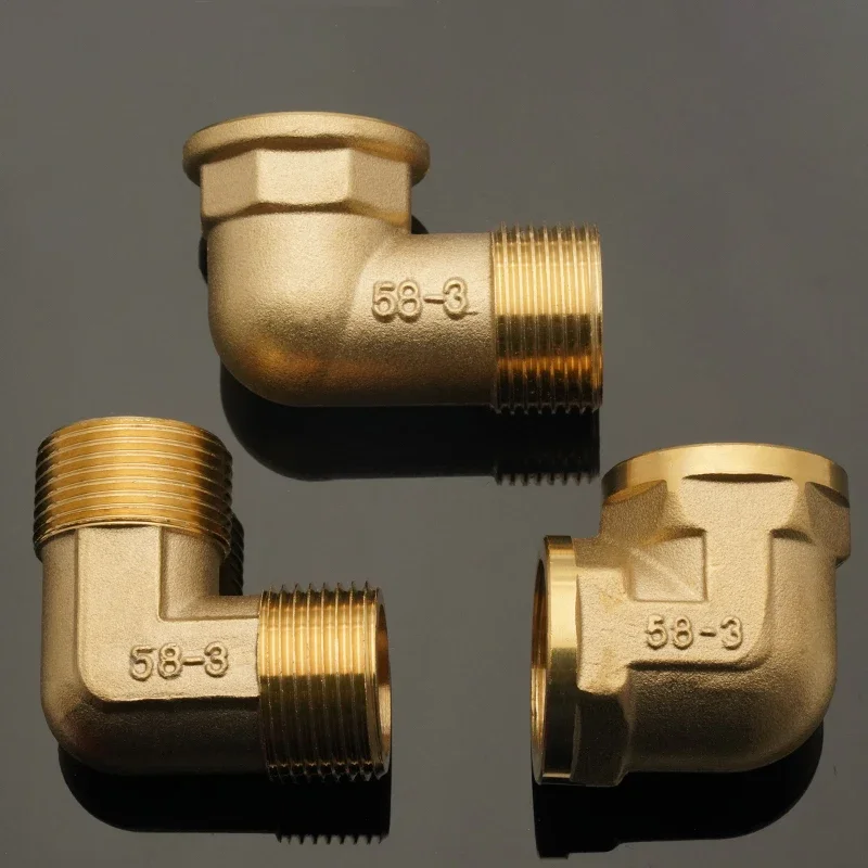 1 8 inch 1 4 inch 3 8 inch 1 2 inch 3 4 inch 1 inch female to male brass elbow fitting for water fuel lines copper pipe connecto