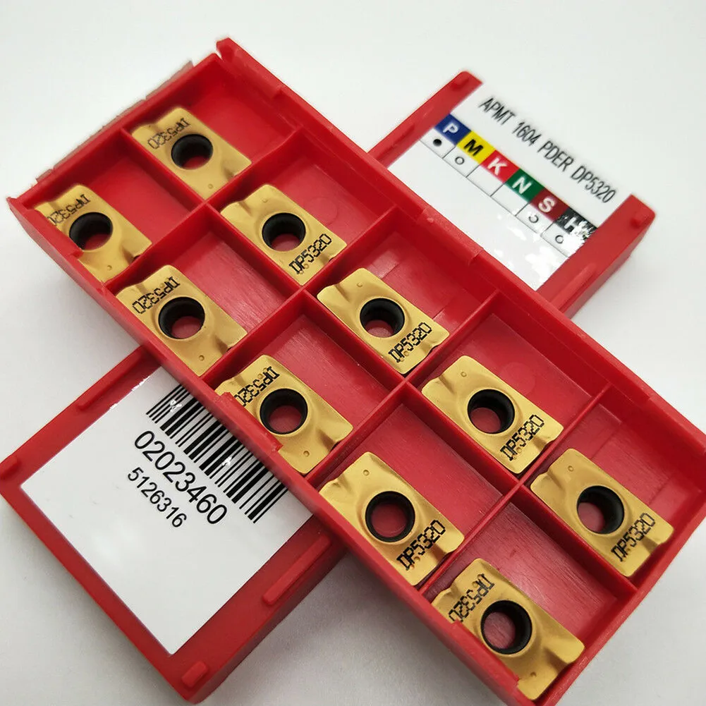 High Strength APMT1604PDER DP5320 Milling Cutter Inserts 10pcs Set of Reliable Tools for For steel Applications
