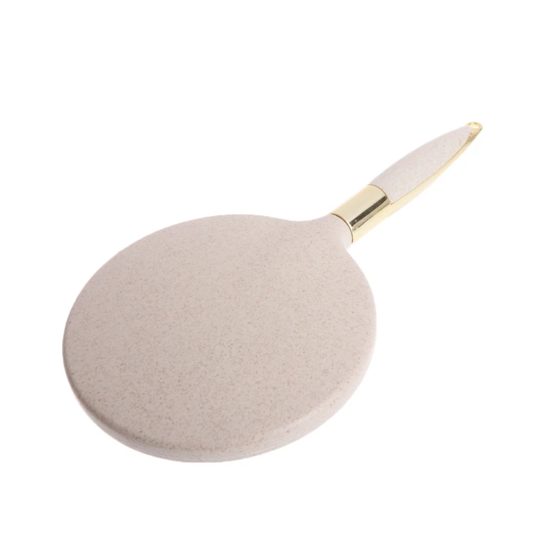 Dễ thương Retro Nhựa cầm tay Gương trang điểm cổ điển Trang trí hình chữ nhật Vanity