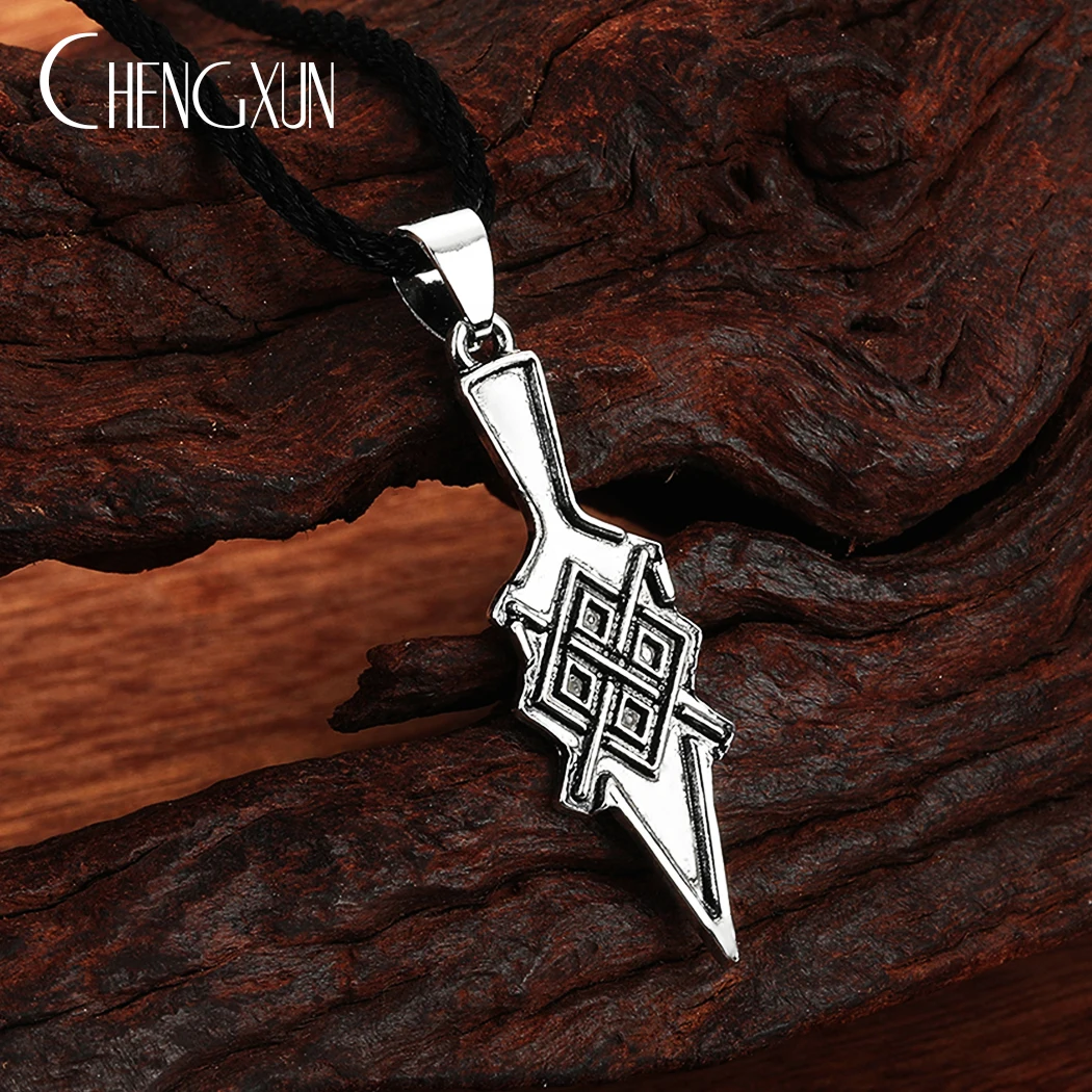 Arrowhead Gungnir Symbol Odin's Spear Pendant Necklace for Men Women Viking Norse Mythology Spear of Odin Charm Neck Chain Gift