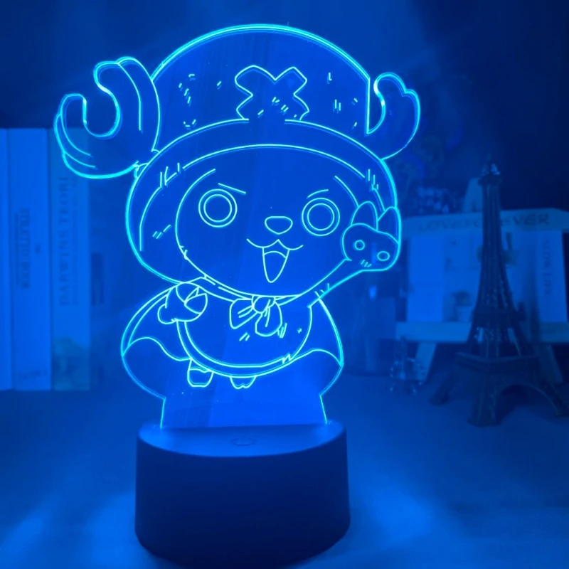 

One Piece Tony Tony Chopper anime cartoon cute acrylic glowing standee creative bedroom atmosphere night light decoration gift
