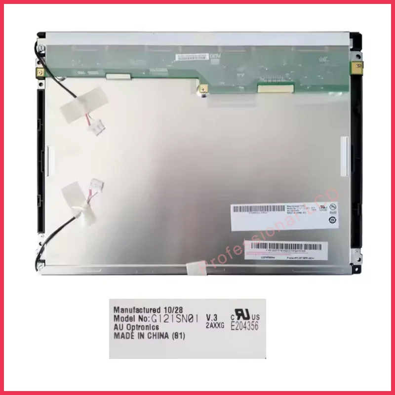G121SN01 V.3 Original 12.1 Inch G121SN01 V0 V1 V3 V.0 V.1 V.3 Industrial TFT LCD Display Screen Panel VGA Test Board
