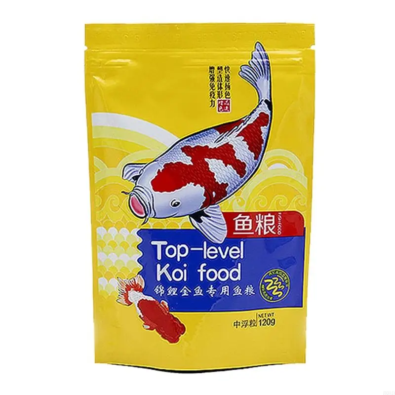 Goldfishes Clear Water Formula Floating Pellets Self-sealing Package 120g D0LD