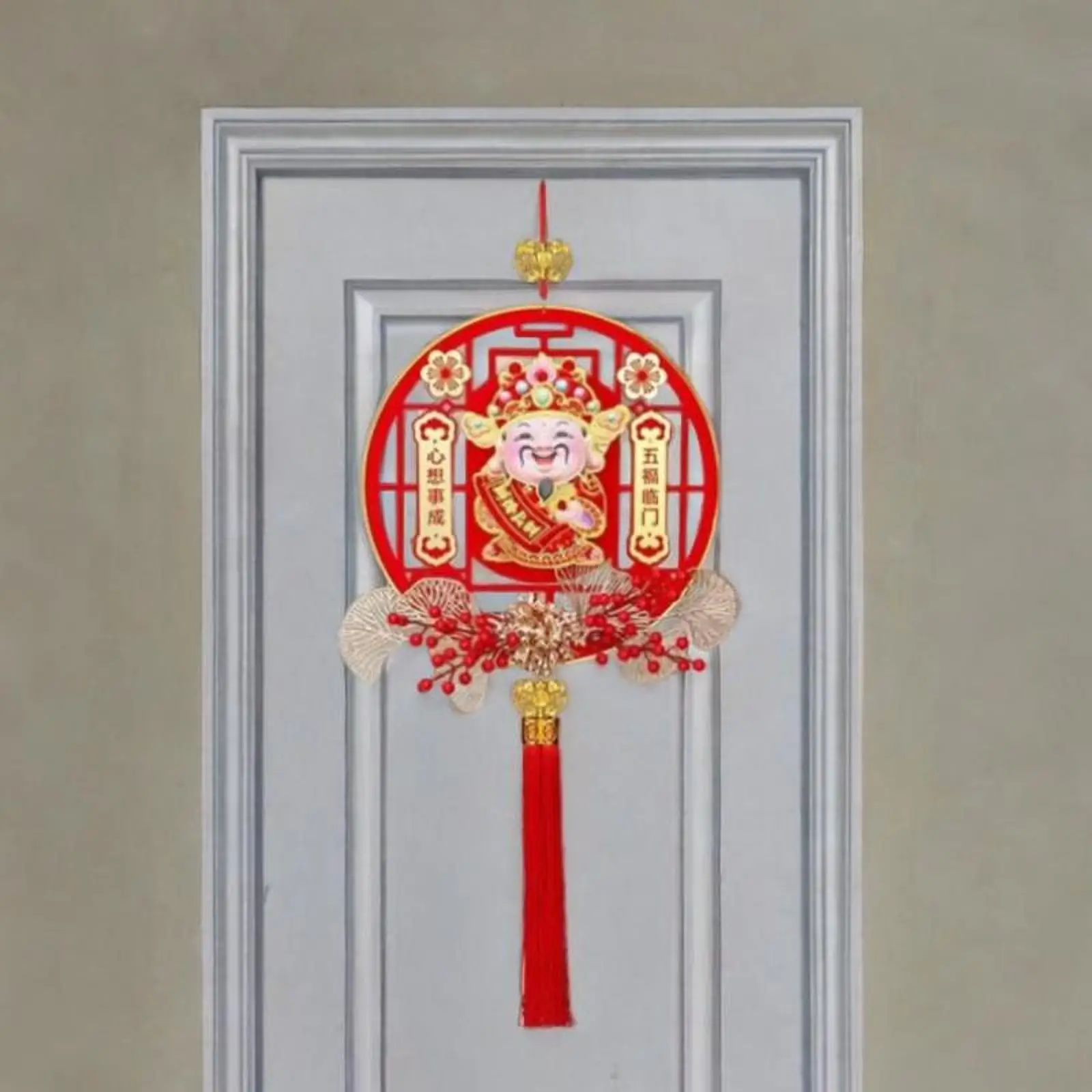 Chinese New Year Hanging Decoration Pendant Lucky Shaking Head God of Wealth