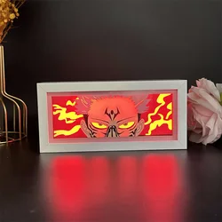 Paper Cut Shadow Box Jujutsu Kaisen Sukuna Led Light For Bedroom Desk Decor Manga Birthday Gift Table Lamps Satoru Gojo Lightbox