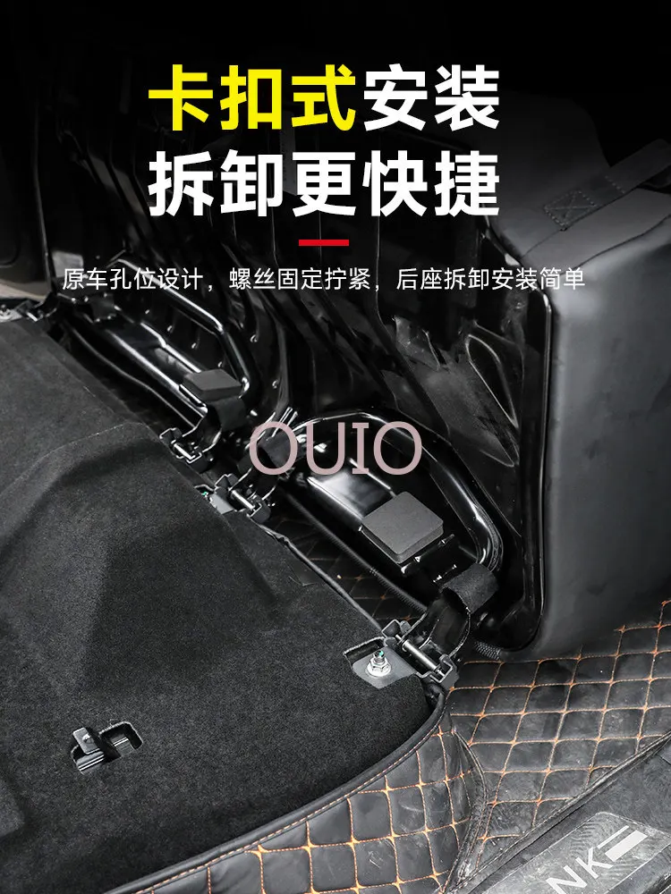 OUIO For Tank 400 Rear Seat Quick Release Frame Bed Conversion Camping Seat Fold Flat Car Accessories Custom Fit Trim Storage