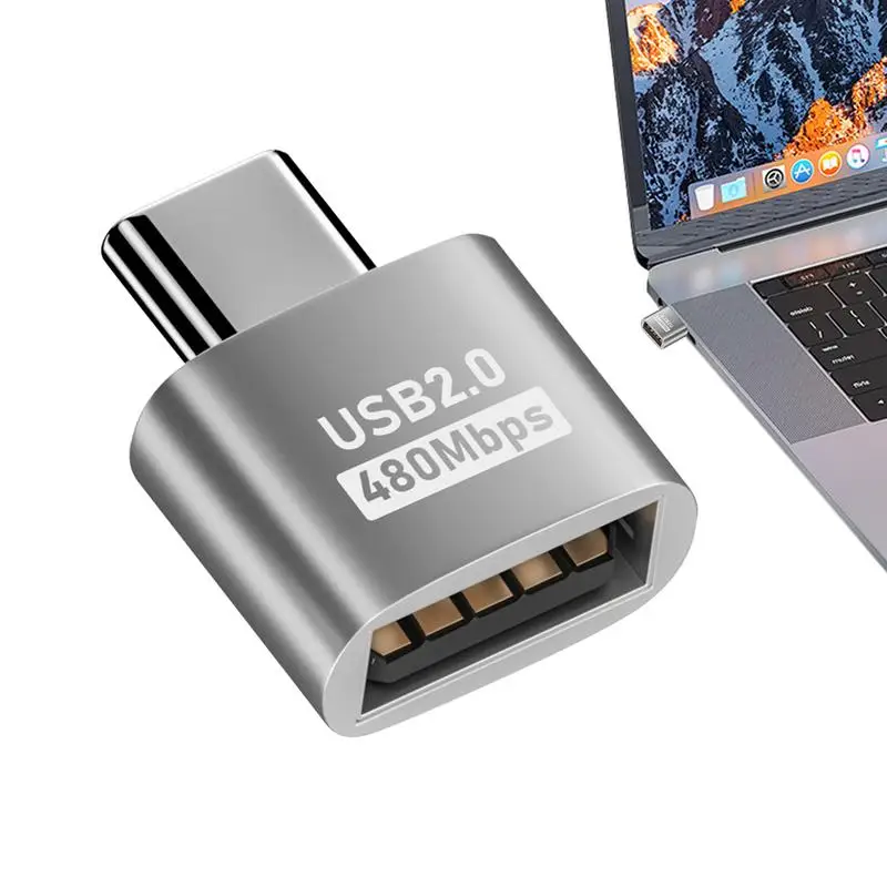 

USB C Female To USB Male Usb C To Adapter Zinc Alloy Metal Fast Transfer Speed Notebook Adapter OTG For Smart Phone And Tablet