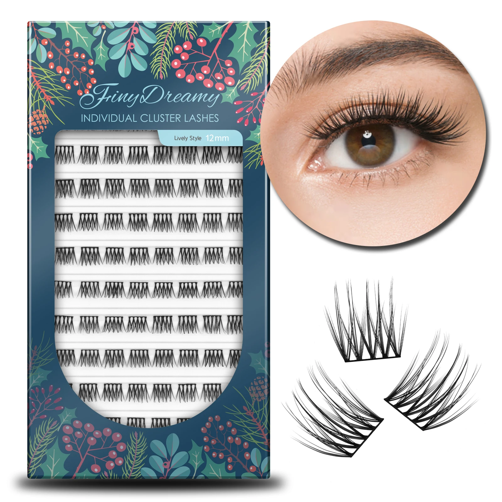 DIY Clusters Eyelashes Extension Individual Cluster Lashes False Segmented Fake Lashes Professional