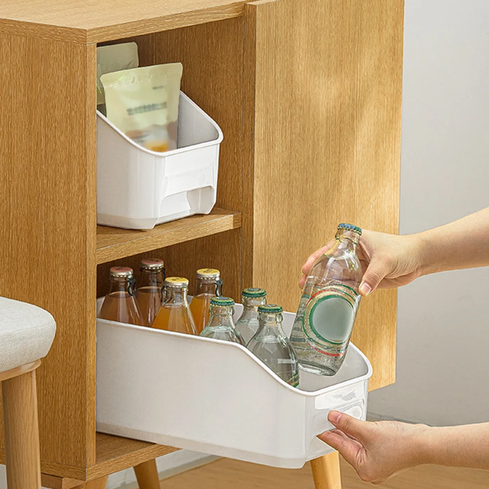 

Plastic Storage Box Multi-Use Organizer For Clothes Cosmetics Snacks Drawer Type Container Light Durable Space-Saving Smooth