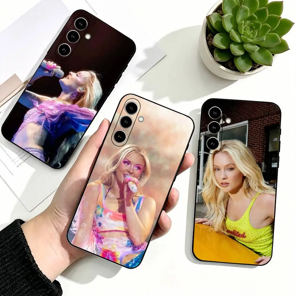 Singer Zara Larsson Venus Phone Case For Samsung Galaxy A73,A72,A71,A70,A53,A52,A51,Soft Silicone Black Cover