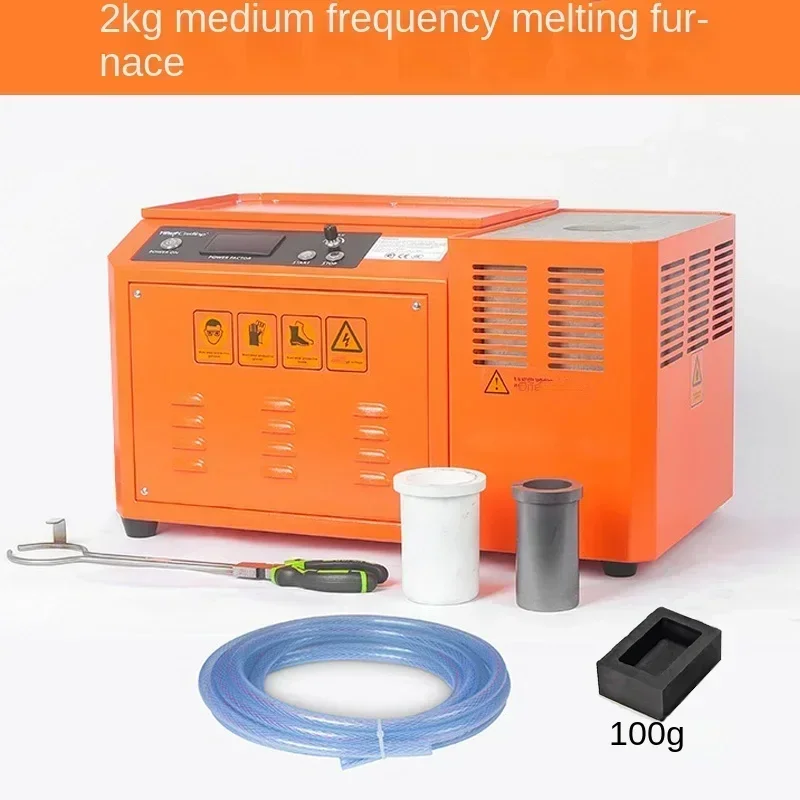 

Upgrade Electric 2kg Gold Melting Furnace Silver Melting Tools Medium Frequency Furnace High Frequency High Temperature Gold Mel