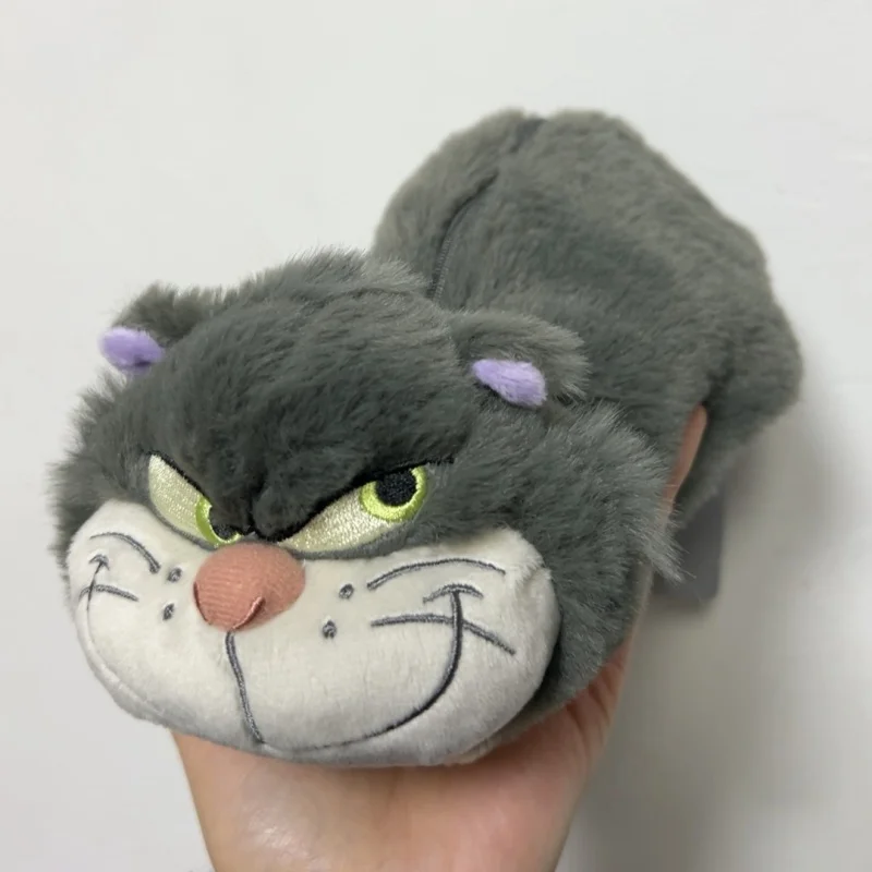 Hot Tokyo Disney Lucifer Cat Bundle Pocket Plush Toy Doll Cosmetic Bag Cinderella Evil Stepmother\'s Pet Cat Arrogant Lucifer Gif