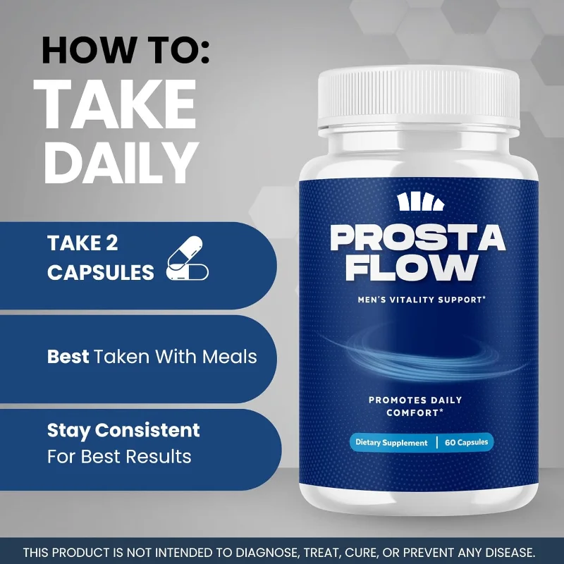 Prostate Health Support Supplement, 60 Pills, 30 Days Supply, Containing Natural Saw Palm and Zinc