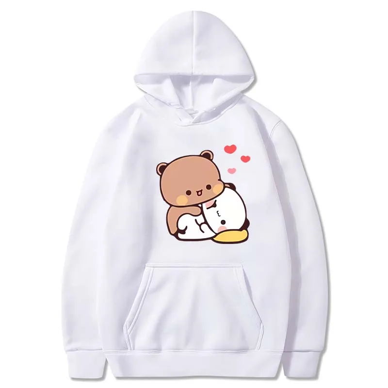 

Bubu and Dudu Hoodie Women Aesthetic Graphic Kawaii Bubble Tea Hoodies Unisex Autumn Winter Anime Harajuku Sweatshirts