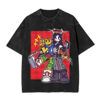 Camiseta lavada Two Time John Doe Forsaken, ropa de calle, camisetas para hombres y mujeres, camiseta de manga corta con estampado gráfico de calle alta