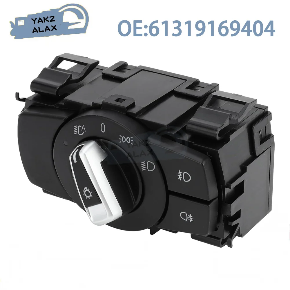 

Car Front Head Light Switch Headlight Rotary Knob for BMW 1 3 X1 Series E81 E87 E90 E91 E92 E84 61319169404 Replacement Parts