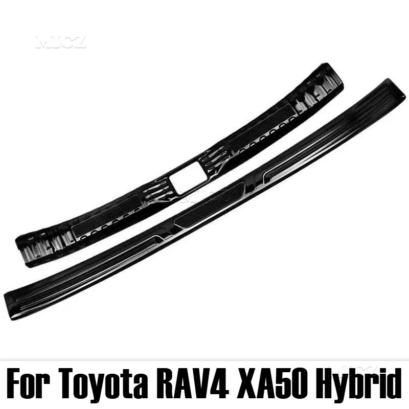 

Для Toyota RAV4 XA50 Hybrid 2019-2024 автомобильные аксессуары задний бампер из нержавеющей стали, подножка, педаль, защита порога багажника, крышка