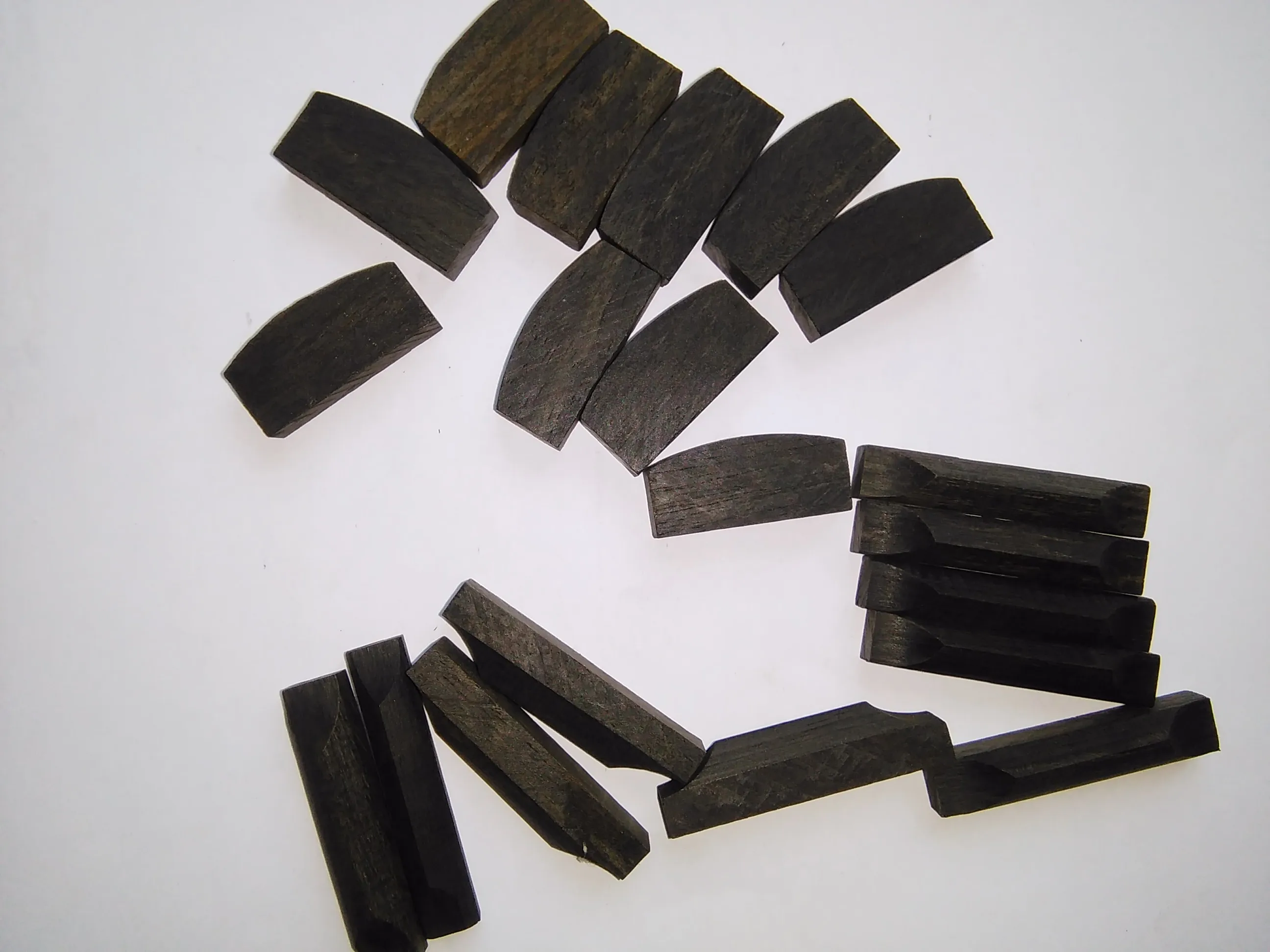 

30PCs Violin Ebony Saddles and 30PCs Violin Nuts 4/4 Fiddle Parts